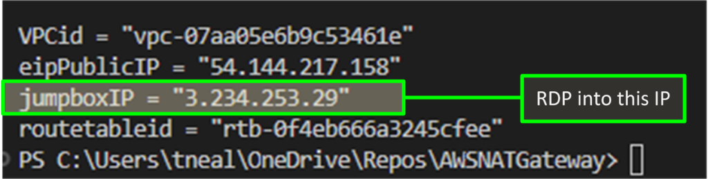 Terraform AWS NAT Gateway